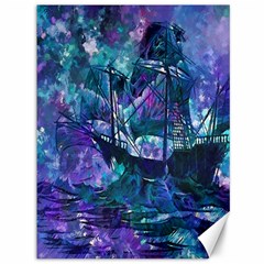 Abstract Ship Water Scape Ocean Canvas 36  X 48   by Nexatart