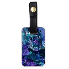 Abstract Ship Water Scape Ocean Luggage Tags (one Side)  by Nexatart