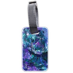 Abstract Ship Water Scape Ocean Luggage Tags (two Sides) by Nexatart