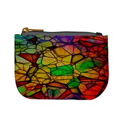 Abstract Squares Triangle Polygon Mini Coin Purses by Nexatart