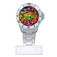 Abstract Squares Triangle Polygon Plastic Nurses Watch by Nexatart