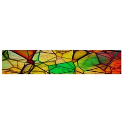 Abstract Squares Triangle Polygon Flano Scarf (small) by Nexatart