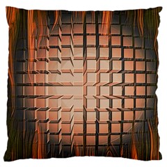 Abstract Texture Background Pattern Large Flano Cushion Case (one Side) by Nexatart