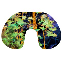 Abstract Trees Flowers Landscape Travel Neck Pillows by Nexatart