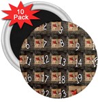 Advent Calendar Door Advent Pay 3  Magnets (10 pack)  Front