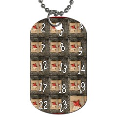 Advent Calendar Door Advent Pay Dog Tag (one Side) by Nexatart