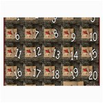 Advent Calendar Door Advent Pay Large Glasses Cloth Front