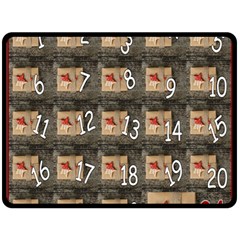 Advent Calendar Door Advent Pay Fleece Blanket (large)  by Nexatart