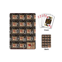 Advent Calendar Door Advent Pay Playing Cards (mini)  by Nexatart