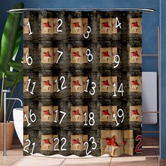 Advent Calendar Door Advent Pay Shower Curtain 60  X 72  (medium)  by Nexatart