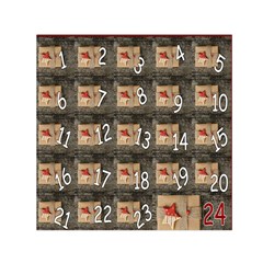 Advent Calendar Door Advent Pay Small Satin Scarf (square) by Nexatart