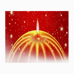 Advent Candle Star Christmas Small Glasses Cloth by Nexatart