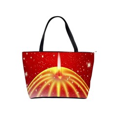 Advent Candle Star Christmas Shoulder Handbags by Nexatart