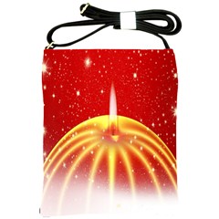 Advent Candle Star Christmas Shoulder Sling Bags by Nexatart