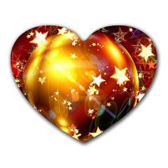 Advent Star Christmas Heart Mousepads