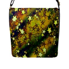 Advent Star Christmas Flap Messenger Bag (l)  by Nexatart