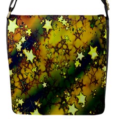 Advent Star Christmas Flap Messenger Bag (s) by Nexatart