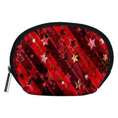 Advent Star Christmas Poinsettia Accessory Pouches (medium)  by Nexatart