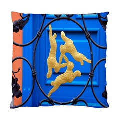 Animal Hare Window Gold Standard Cushion Case (one Side) by Nexatart