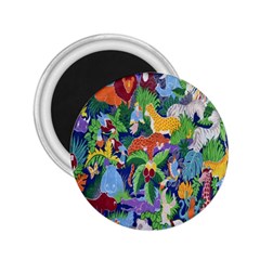 Animated Safari Animals Background 2 25  Magnets by Nexatart