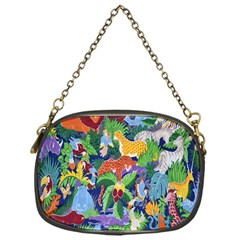 Animated Safari Animals Background Chain Purses (one Side)  by Nexatart