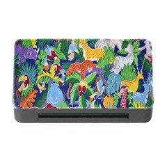 Animated Safari Animals Background Memory Card Reader With Cf by Nexatart