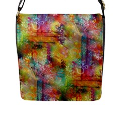 Rainbow Spirit Flap Messenger Bag (l)  by KirstenStar