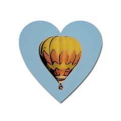 Hot Air Balloon Heart Magnet by DeneWestUK