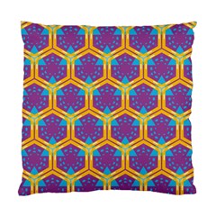 Yellow Honeycombs Pattern                                                          	standard Cushion Case (two Sides) by LalyLauraFLM