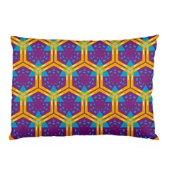 Yellow Honeycombs Pattern                                                          			pillow Case by LalyLauraFLM