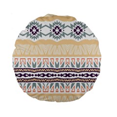 Tribal Design        	standard 15  Premium Flano Round Cushion by LalyLauraFLM