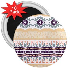 Tribal Design        			3  Magnet (10 Pack) by LalyLauraFLM