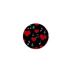 Love Song 1  Mini Buttons by Valentinaart