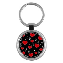 Love Song Key Chains (round)  by Valentinaart