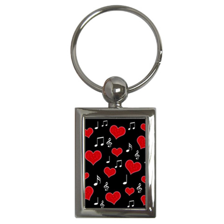 Love song Key Chains (Rectangle) 