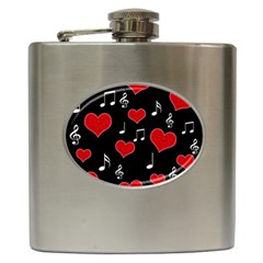 Love Song Hip Flask (6 Oz) by Valentinaart