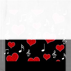 Love Song Rectangular Jigsaw Puzzl by Valentinaart