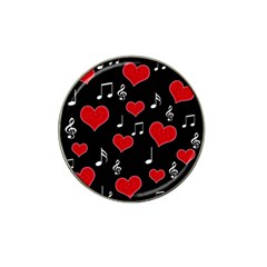 Love Song Hat Clip Ball Marker by Valentinaart