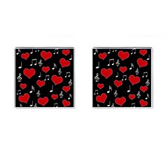 Love Song Cufflinks (square) by Valentinaart