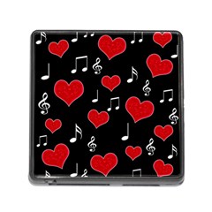 Love Song Memory Card Reader (square) by Valentinaart