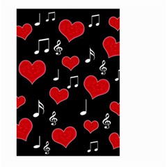 Love Song Large Garden Flag (two Sides) by Valentinaart