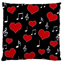 Love Song Standard Flano Cushion Case (two Sides) by Valentinaart