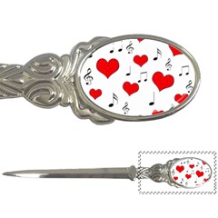 Love Song Pattern Letter Openers by Valentinaart