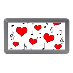 Love Song Pattern Memory Card Reader (mini) by Valentinaart