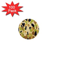 Army Camouflage Pattern 1  Mini Magnets (100 Pack)  by Nexatart