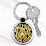 Army Camouflage Pattern Key Chains (Round)  Front