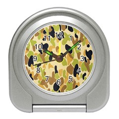 Army Camouflage Pattern Travel Alarm Clocks by Nexatart