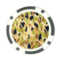 Army Camouflage Pattern Poker Chip Card Guard by Nexatart