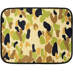 Army Camouflage Pattern Fleece Blanket (mini) by Nexatart