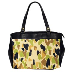 Army Camouflage Pattern Office Handbags (2 Sides)  by Nexatart